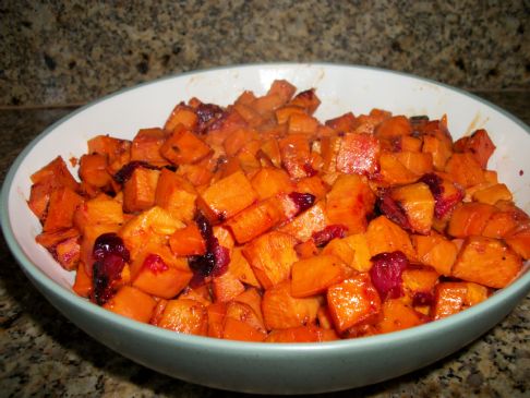 Cranberried Sweet Potatoes