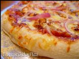 Low Calorie BBQ Chicken Pizza