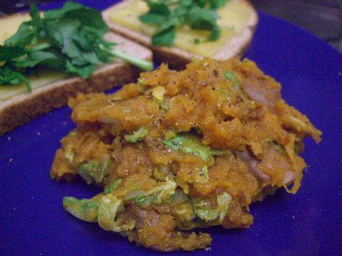 Sweet Potato Colcannon