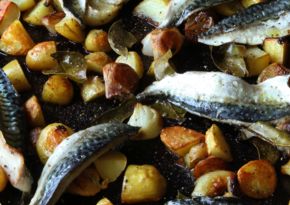 Hugh's Mackerel, New Potatoes and Shallots