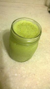 Green Apple Pie Oat Smoothie, low calorie and fiber rich