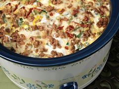 Slow Cooker Turkey Sausage Breakfast Casserole