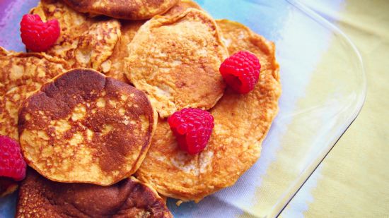 Pumpkin Protein Pancakes Four Ingredient