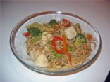 Asian Style Chicken Vegetable Pasta