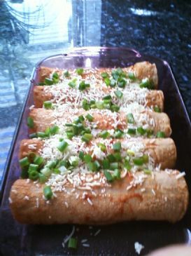 Beef Enchilada's in Red Sauce