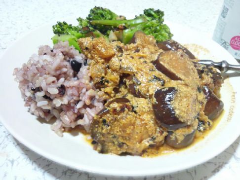 Eggplant curry (Achari Baingan)