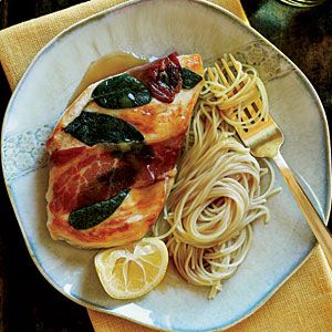 Lemony Chicken Saltimbocca