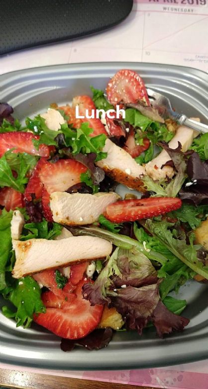 Salad - Turkey/Spring Mix/Strawberry/Walnut/Feta