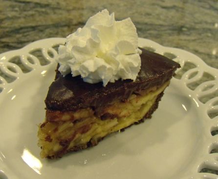 Banana Chocolate Pudding Pie