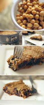 Chickpea Cookie Pie, Holistic Recipe