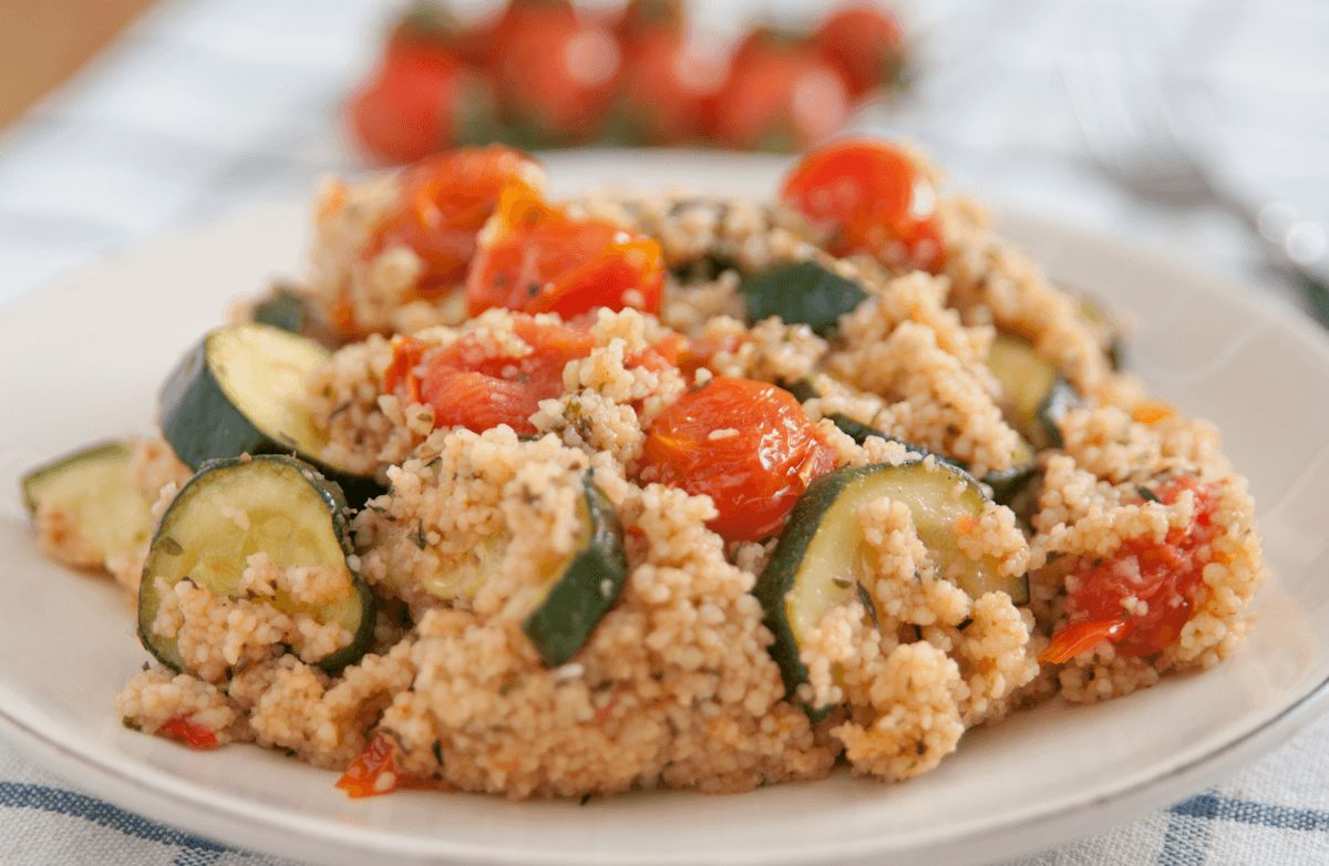 Couscous With Ground Turkey and Veggies