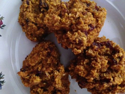 Pumpkin Oatmeal Breakfast cookies