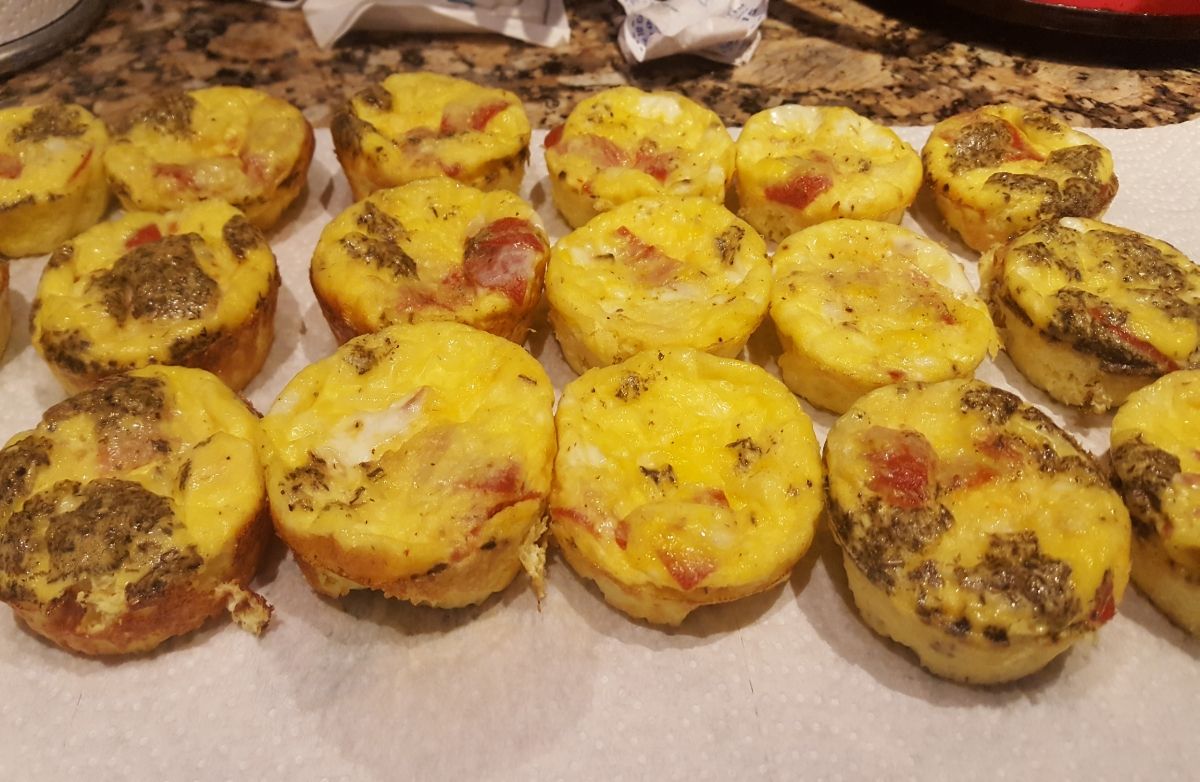 Pepperoni Pizza Egg Muffins