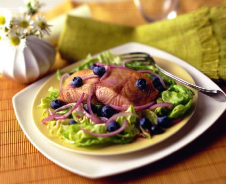 Blueberry Salmon and Rice