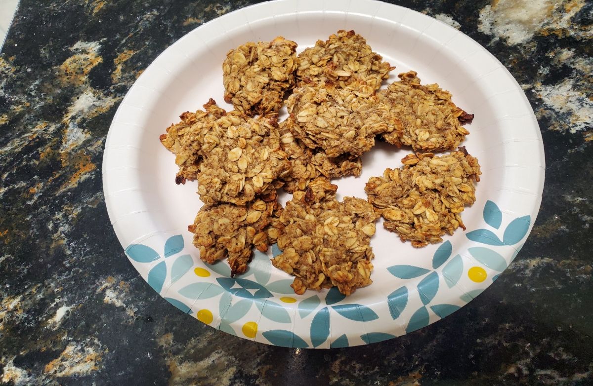 Oat Almond butter cookies