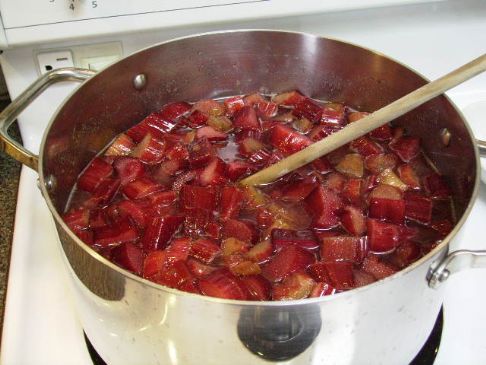 Rhubarb and Very Gingery Jam