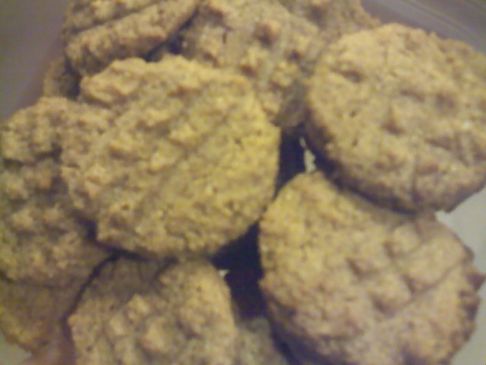 Whole Wheat Peanut butter cookies
