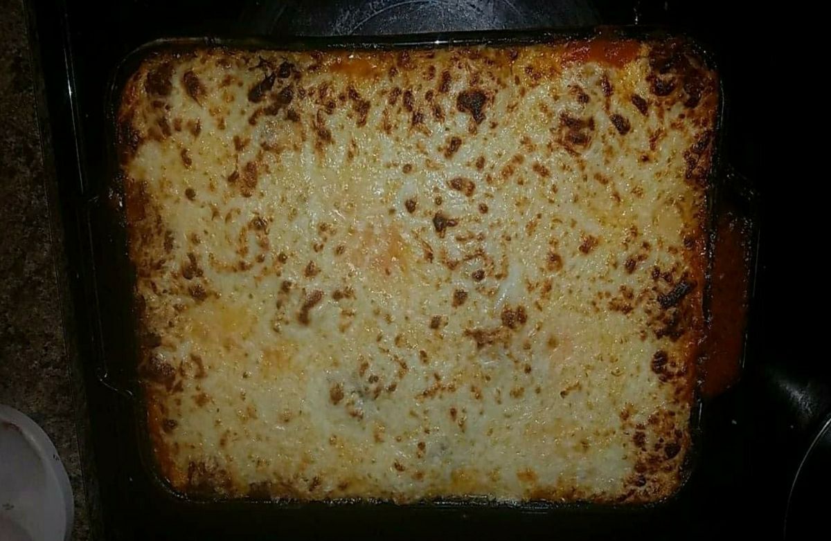 Mom's Lasagna - no cook noodles method