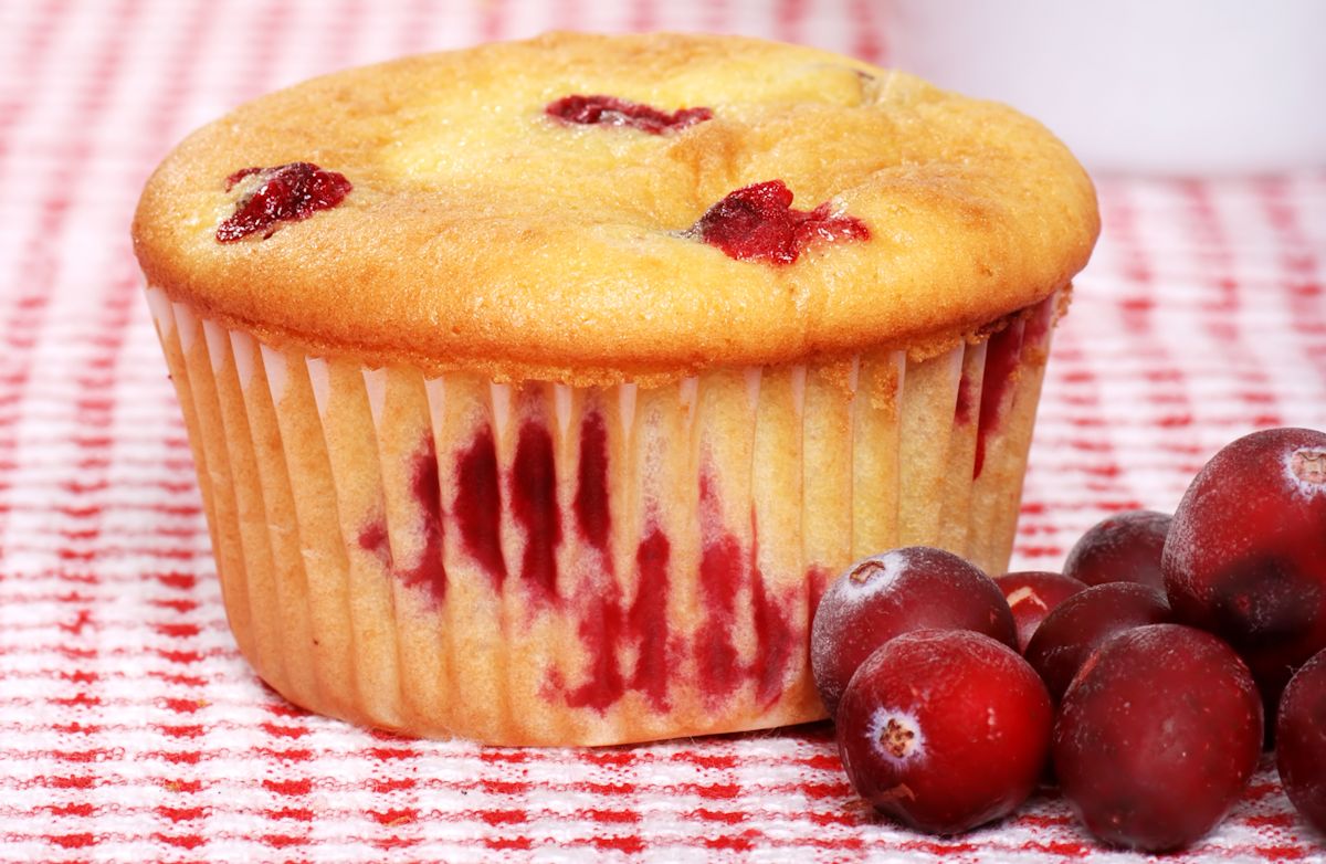 Low Carb Cranberry Muffins