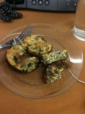 Spinach and Onion Egg Muffins