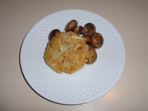 Potato Galette with fried Mushrooms for 1