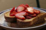 Whole Wheat French Toast with Stramberries.