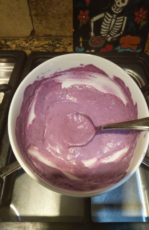 Blueberry cream cheese low-carb, Keto filling