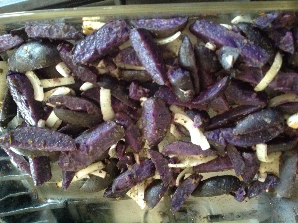 Dijon Dill Purple Potatoes