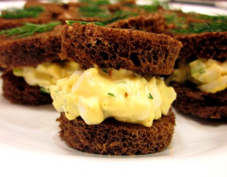 Egg Salad Tea Sandwiches