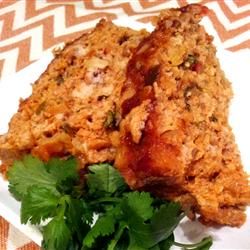 Sweet and Spicy Turkey Meatloaf