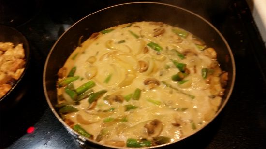 awesome coconut asparagus chicken