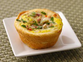 Muffuletta Quiche Cups