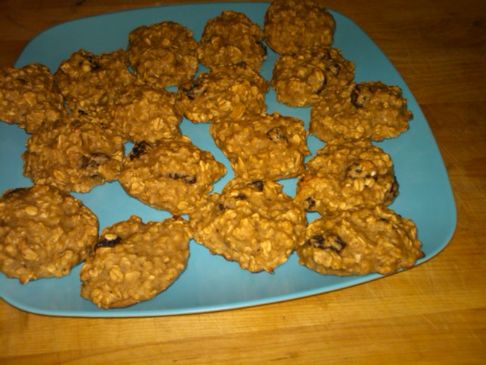 Oatmeal Banana Applesauce Cookies