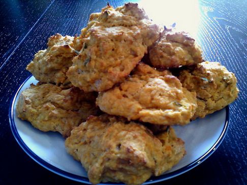 Butternut Squash-Rosemary Drop Biscuits