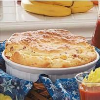 Ham and Corn Souffle