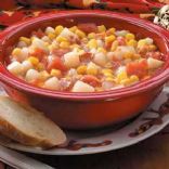 Piquant Corn and Tomato Chowder