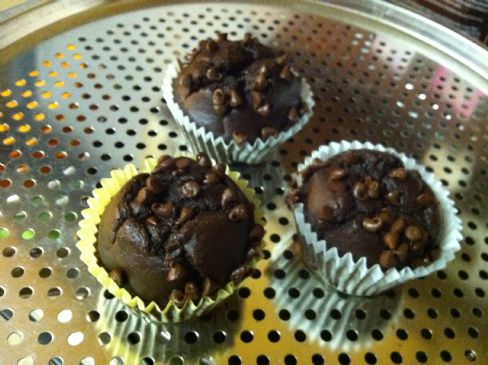 Triple Chocolate Chunk Muffins