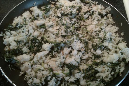 Parmesan Spinach Rice