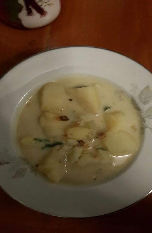 H potato soup