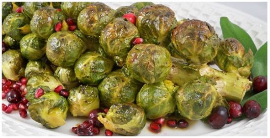 Brussels Sprouts Roasted on the Stalk, Trader Joes