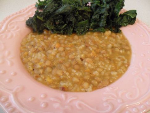 Arabian Lentil and Rice Soup