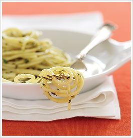 Spaghetti with Pesto Sauce