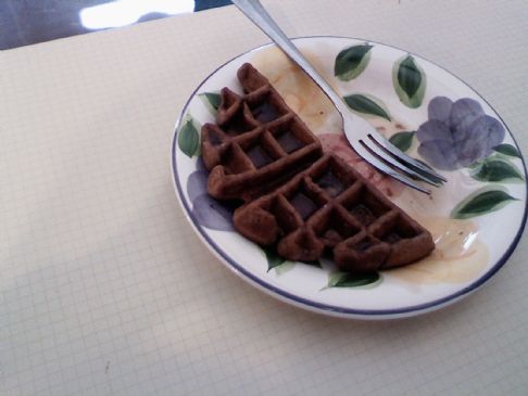 Chocolate Lowfat Waffles