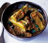 Aubergine Curry with Lemongrass and Coconut Milk
