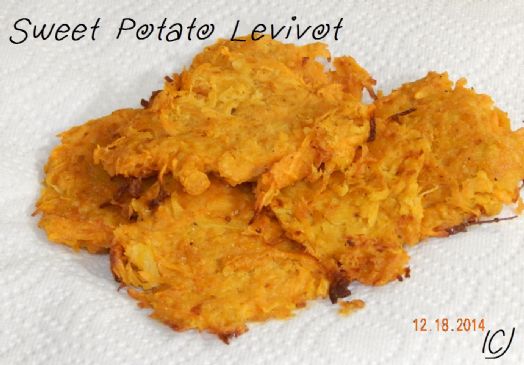 Sweet potato latkes