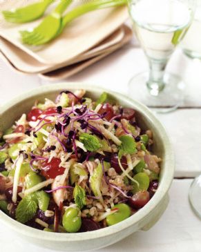 Chicken, Pearl Barley and Grape Salad