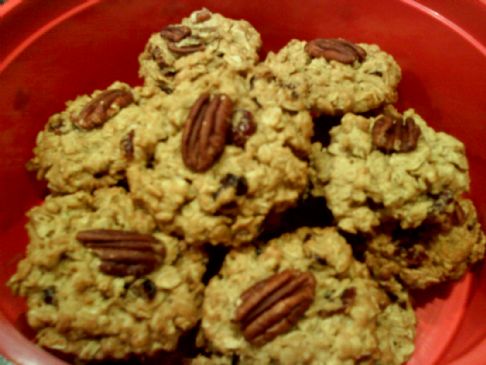 Oatmeal Cookies with Craisins, Walnuts and Pecans