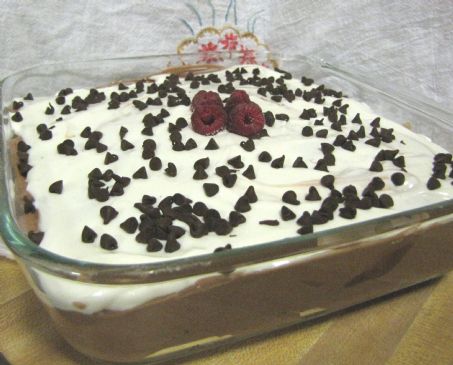 Lela's Raspberry Triple Chocolate Threat Trifle