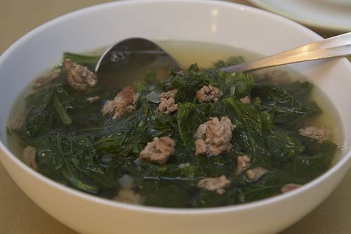 Soup ~ Greens Beans and Beef Soup ~