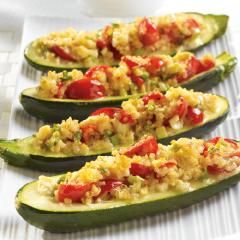 Quinoa Stuffed Zucchini (Trillium12040